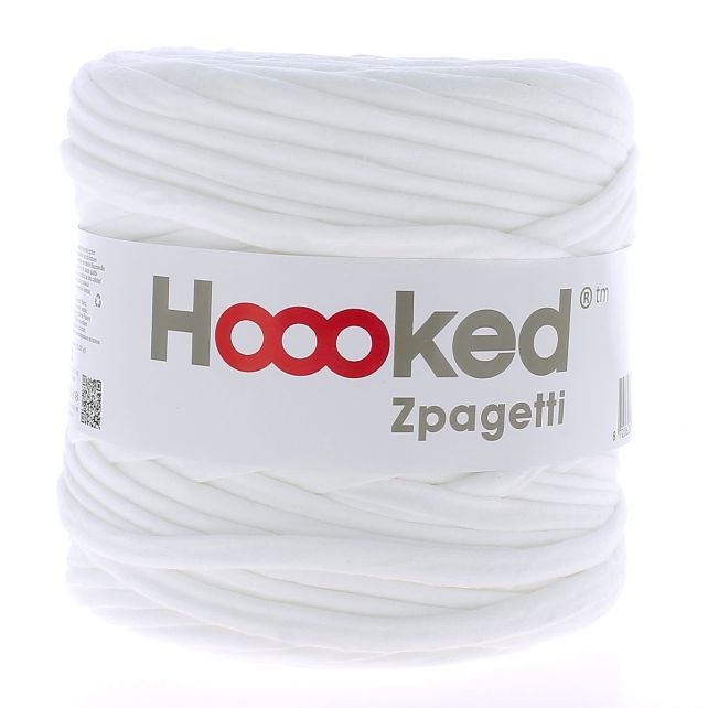 Zpagetti Cotton Yarn Scarf White 