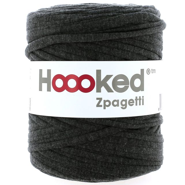Zpagetti Cotton Yarn Spiral Dark Grey  