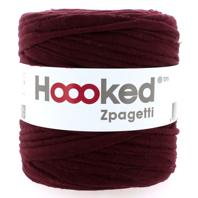 Zpagetti Cotton Yarn Burgundy Style