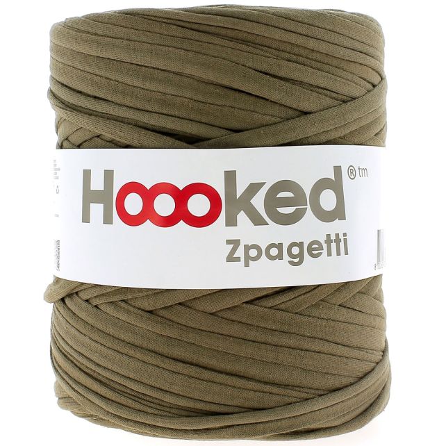 Zpagetti Cotton Yarn Taupe Spinach