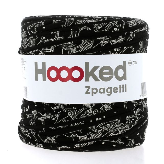 Zpagetti Cotton Yarn Comics Black 