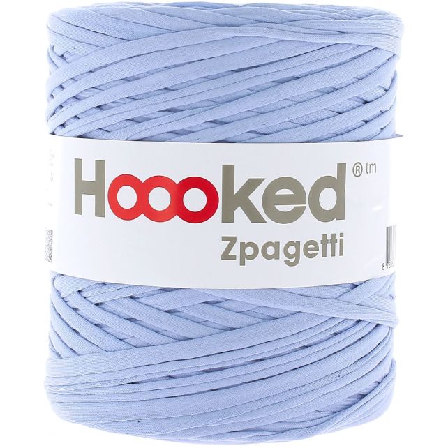 Zpagetti Cotton Yarn Blue Snow Flakes