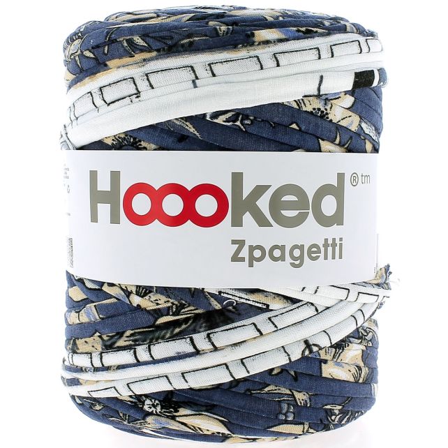 Zpagetti Cotton Yarn Blue Garden