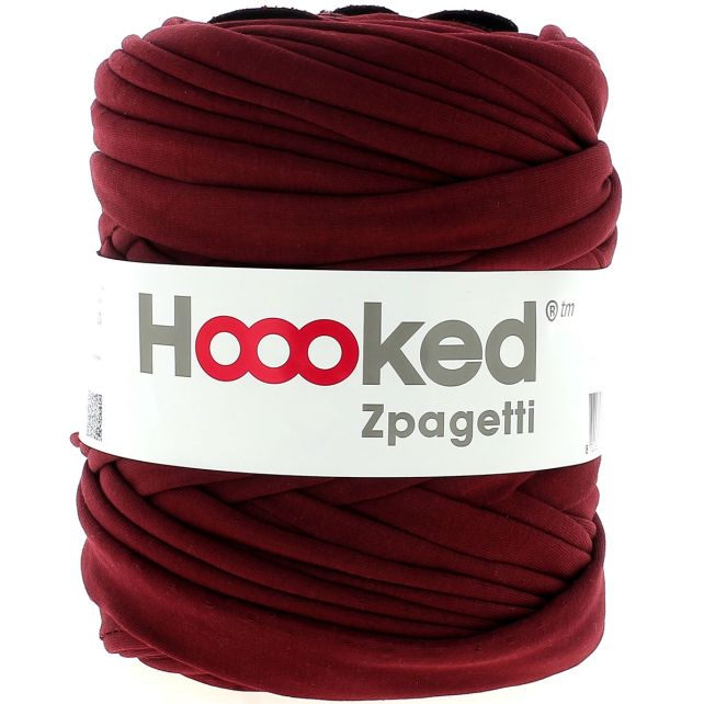 Zpagetti Cotton Yarn Bordeaux Black