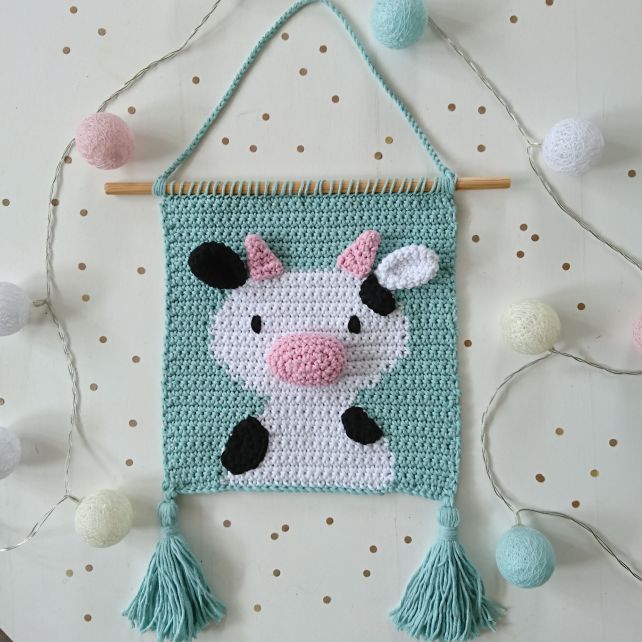 DIY Patron De Crochet Porte-Manteau Kirby La Vache