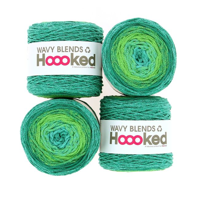 Wavy Blends Lush Mint set 4 bobbins