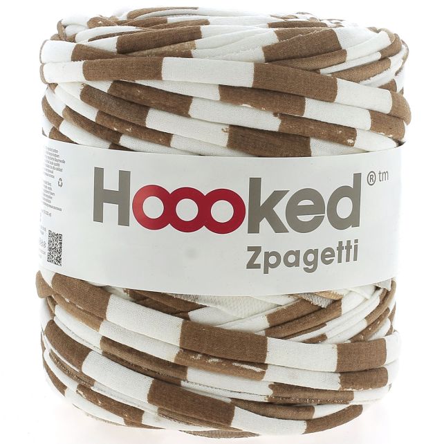 Zpagetti Cotton Yarn Camel Stripes