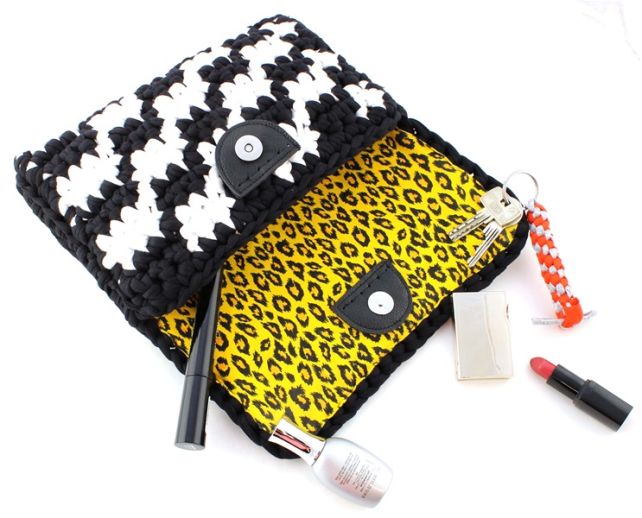 DIY Haakpatroon Zpagetti Clutch Rivièra