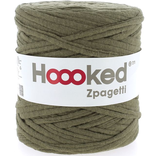 Zpagetti Cotton Yarn Olive Texture