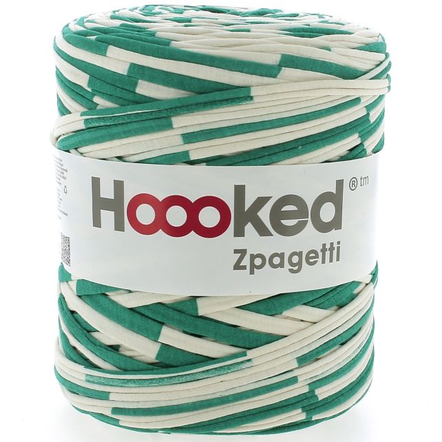 Zpagetti Cotton Yarn Digital Green Stripes