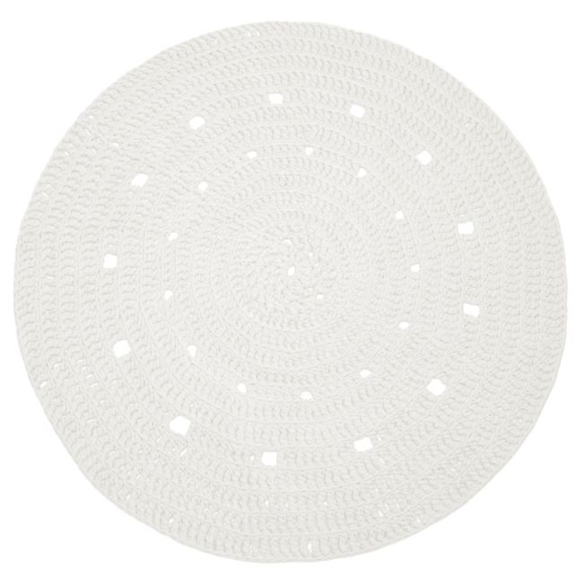 DIY Haakpakket Rond Zpagetti Vloerkleed Off-White