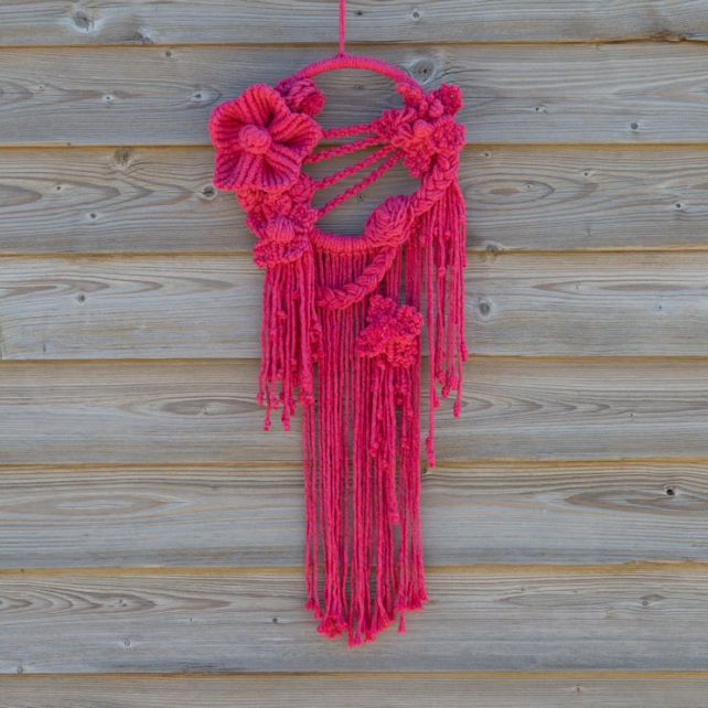 DIY Macramé Kit Floral Wallhanger Florence