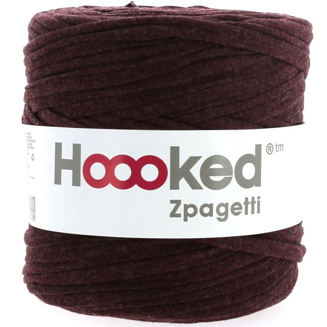 Zpagetti Cotton Yarn Brown Veiled Bordeaux