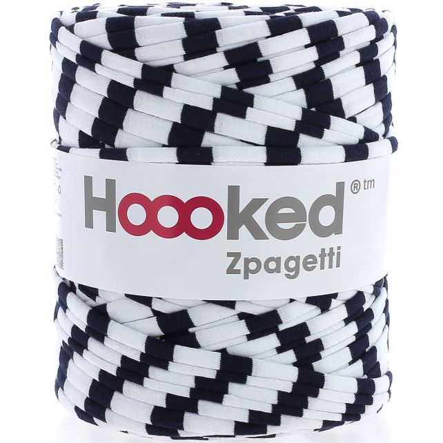 Zpagetti Cotton Yarn Blue Strips