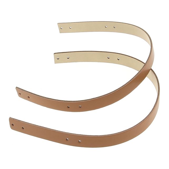 Vegan Leather Handle Set Cappuccino