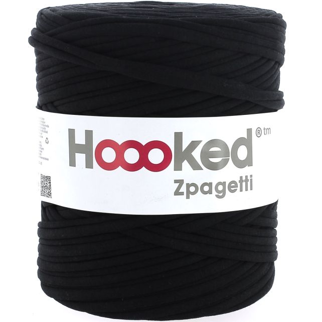 Zpagetti Cotton Yarn Black Machine