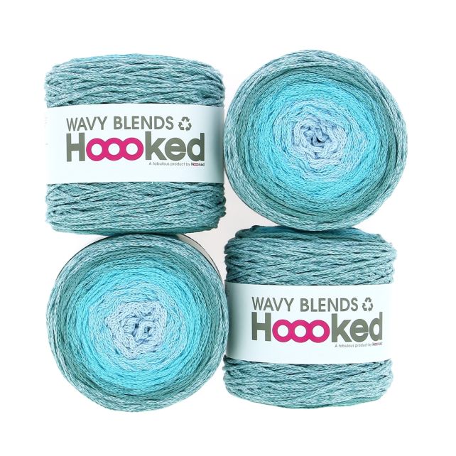 Wavy Blends Sea Splash set 4 bobbins