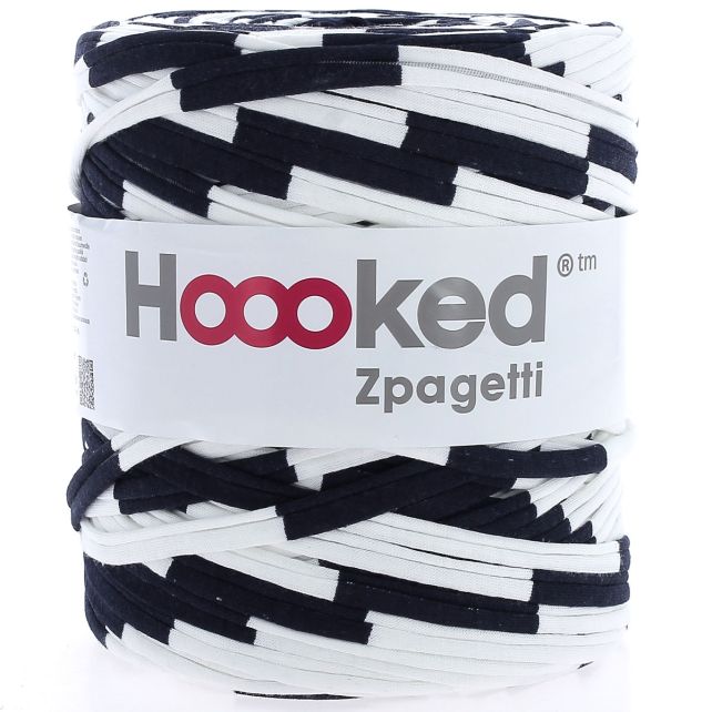 Zpagetti Cotton Yarn Navy Strips