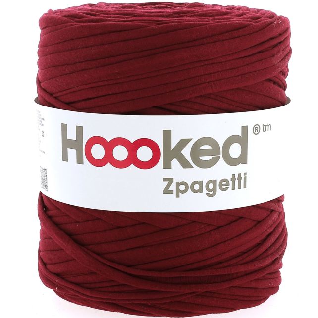 Zpagetti Cotton Yarn Bordeaux Lines