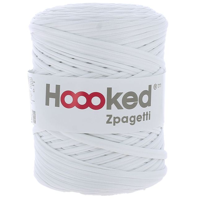 Zpagetti Cotton Yarn Elastic White