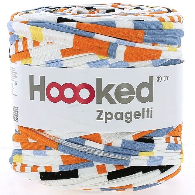 Zpagetti Cotton Yarn Multicolored Strips