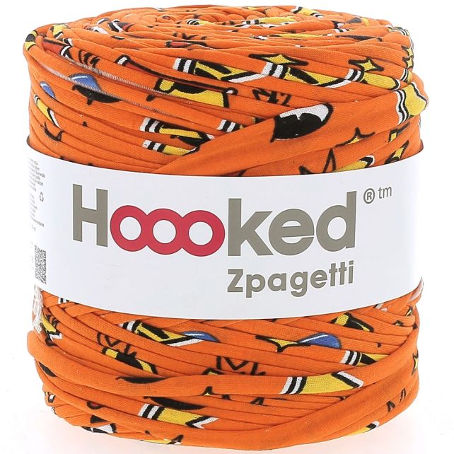 Zpagetti Cotton Yarn Orange Graffiti