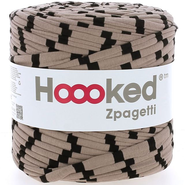 Zpagetti Cotton Yarn Glow Taupe Strips