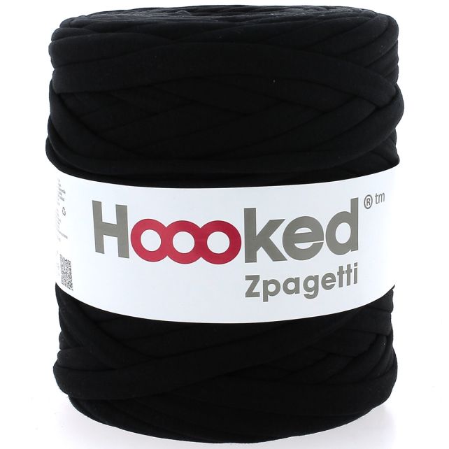 Zpagetti Cotton Yarn Black Dress