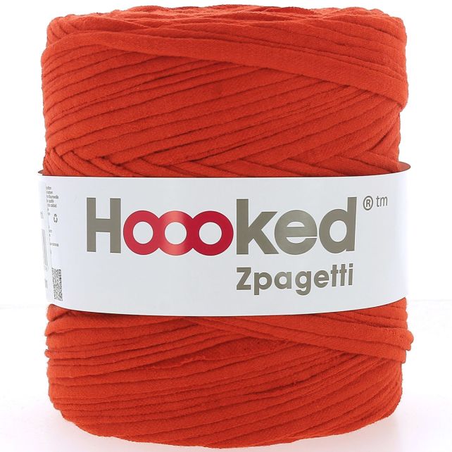 Zpagetti Cotton Yarn Red Textured