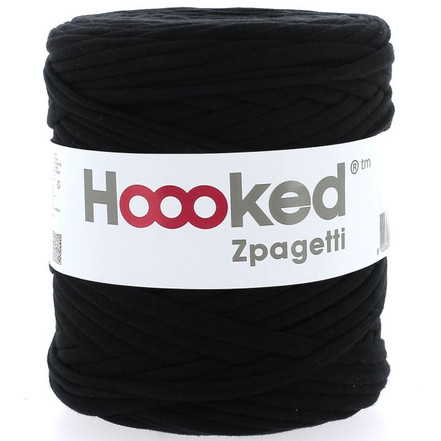 Zpagetti Cotton Yarn Black Machine