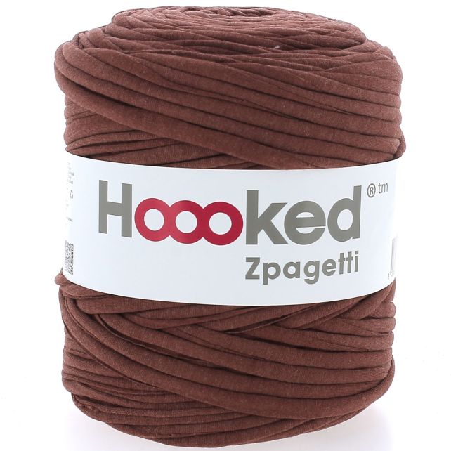 Zpagetti Cotton Yarn Raw Brown