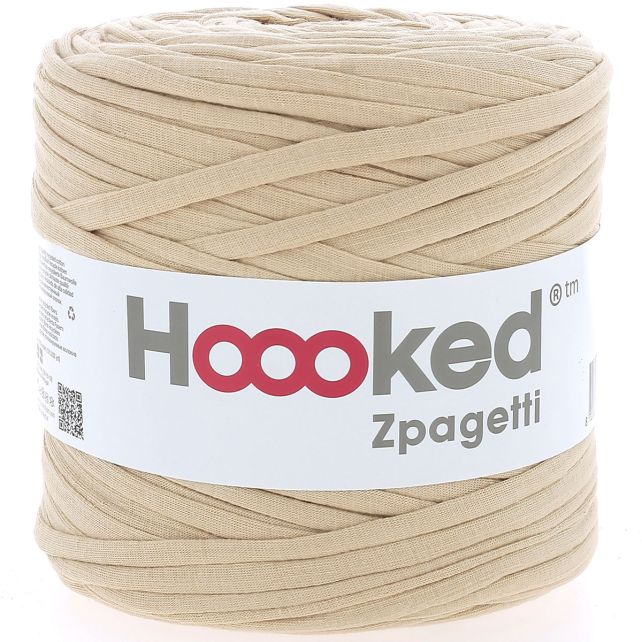 Zpagetti Cotton Yarn Beige Top
