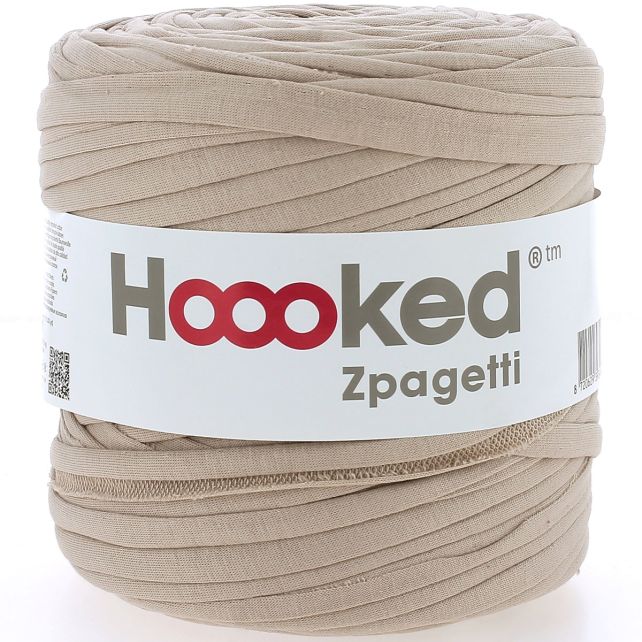 Zpagetti Cotton Yarn Beige Scarf