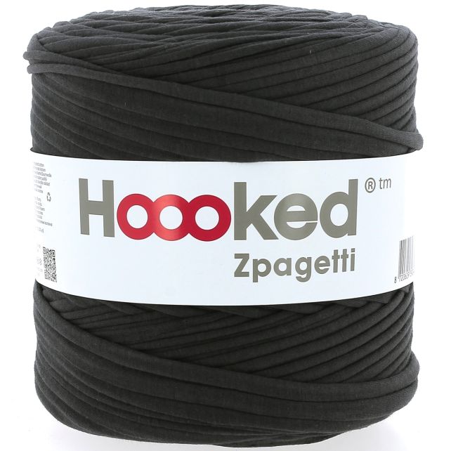 Zpagetti Cotton Yarn Anthracite Rood