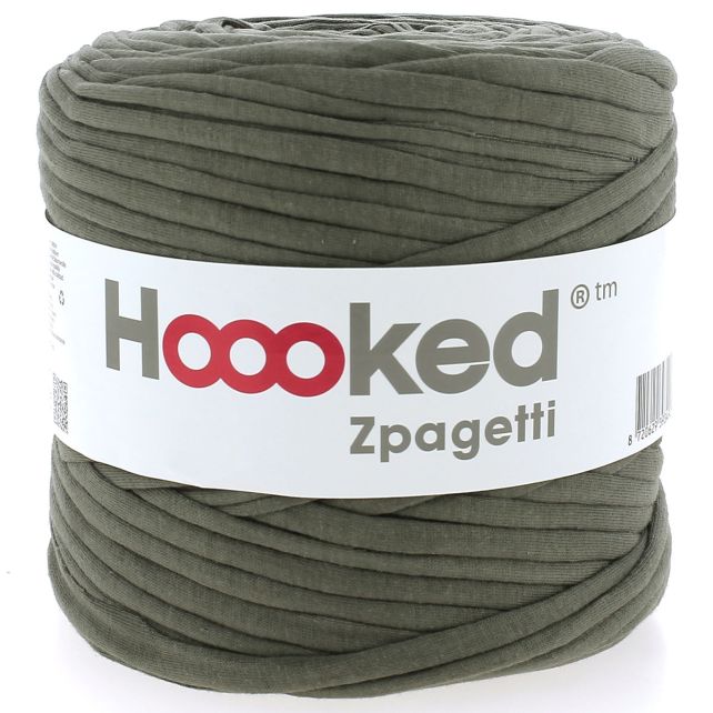 Zpagetti Cotton Yarn Olive Parka