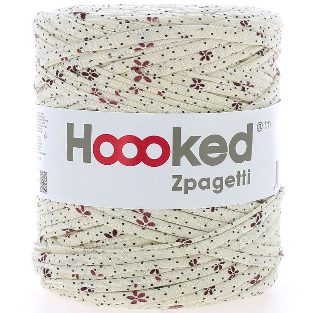Zpagetti Cotton Yarn Red Flowers