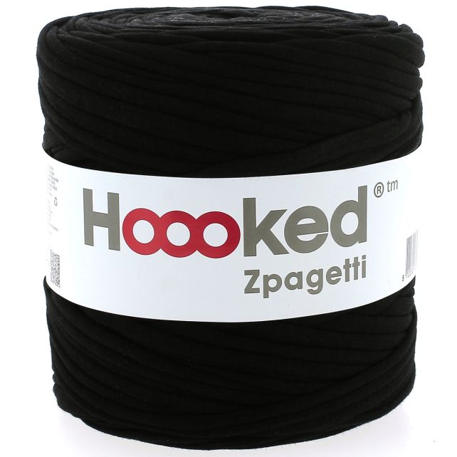Zpagetti Cotton Yarn Black Dress