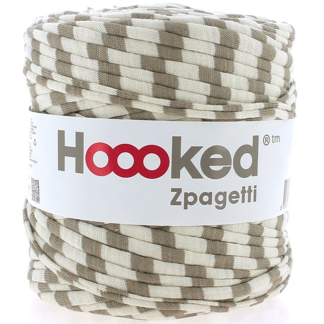 Zpagetti Cotton Yarn Cappucino Strips