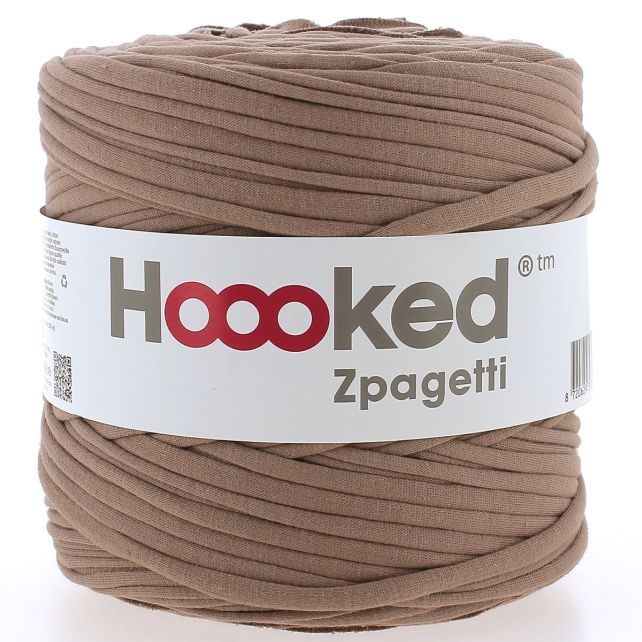 Zpagetti Cotton Yarn Taupe T-shirt