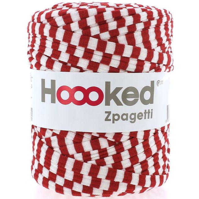 Zpagetti Cotton Yarn Red Candy Canes