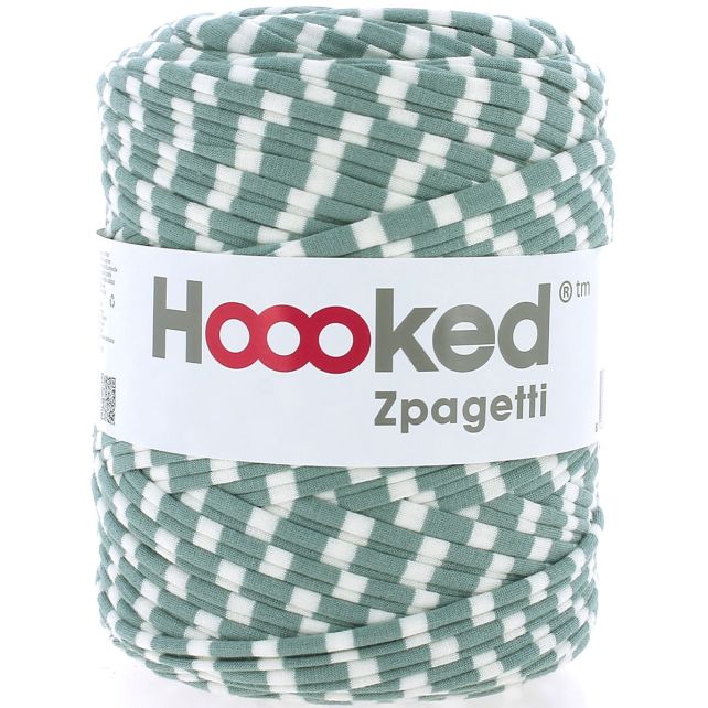 Zpagetti Cotton Yarn Green Apple Strips