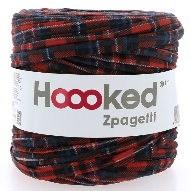Zpagetti Cotton Yarn Red and Blue