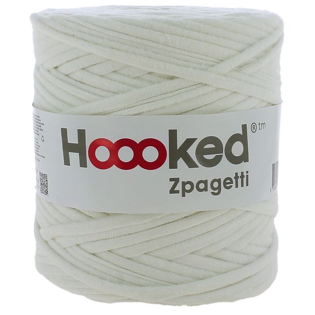 Zpagetti Cotton Yarn White Texture