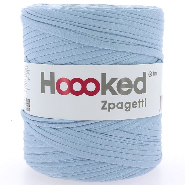 Zpagetti Cotton Yarn Blue Pillow