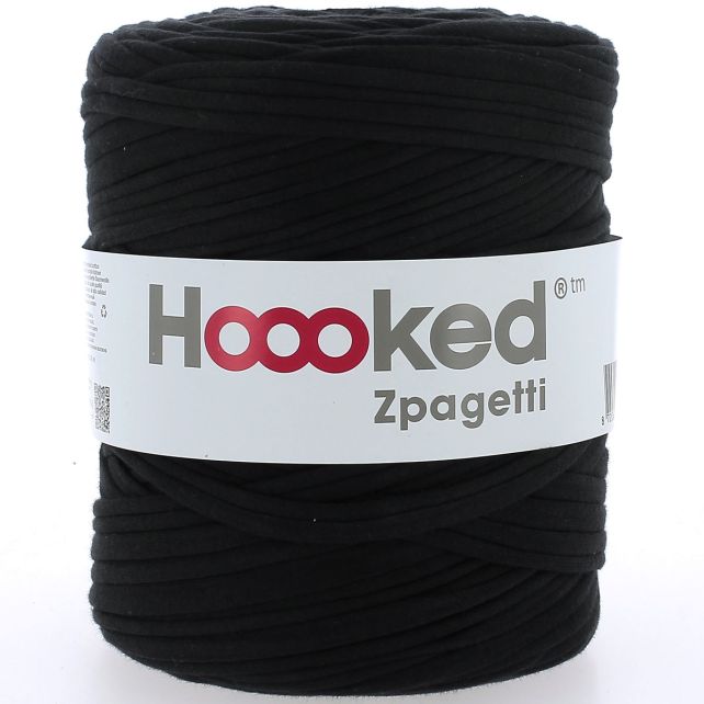 Zpagetti Cotton Yarn Black Vinil