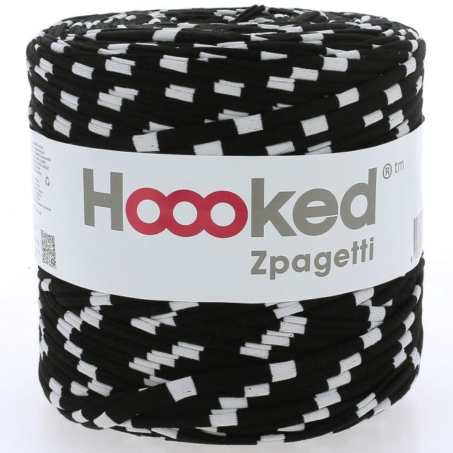 Zpagetti Cotton Yarn Black And White
