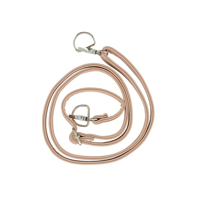 Correa ajustable de piel vegana para bolso Trentino - Rose