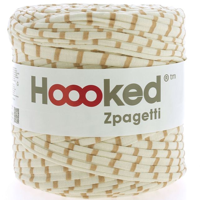 Zpagetti Cotton Yarn Camel Stripes