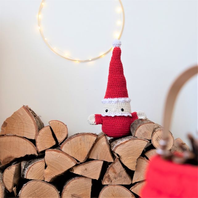 DIY Häkelanleitung Jolly Santa Eco Barbante