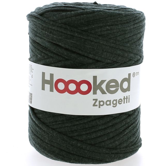 Zpagetti Cotton Yarn Fluffy Dark Green